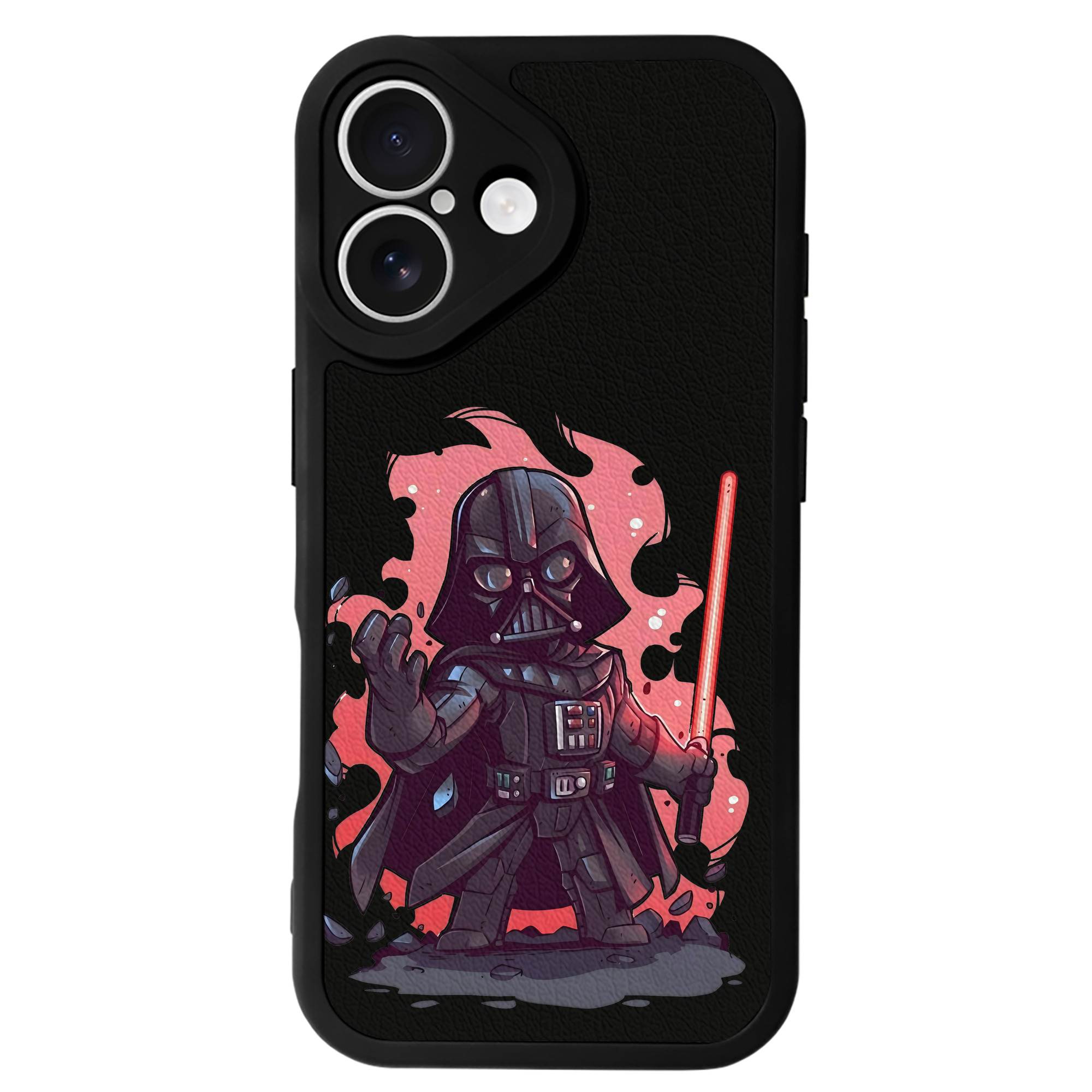 （画像用） スター・ウォーズ Star Wars 【iPhone 16シリーズ対応】シリコンスマホケース（レザー調） 材質：シリコン